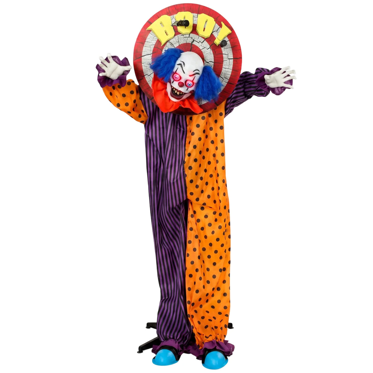 167cm circus clown animatronic with dartboard