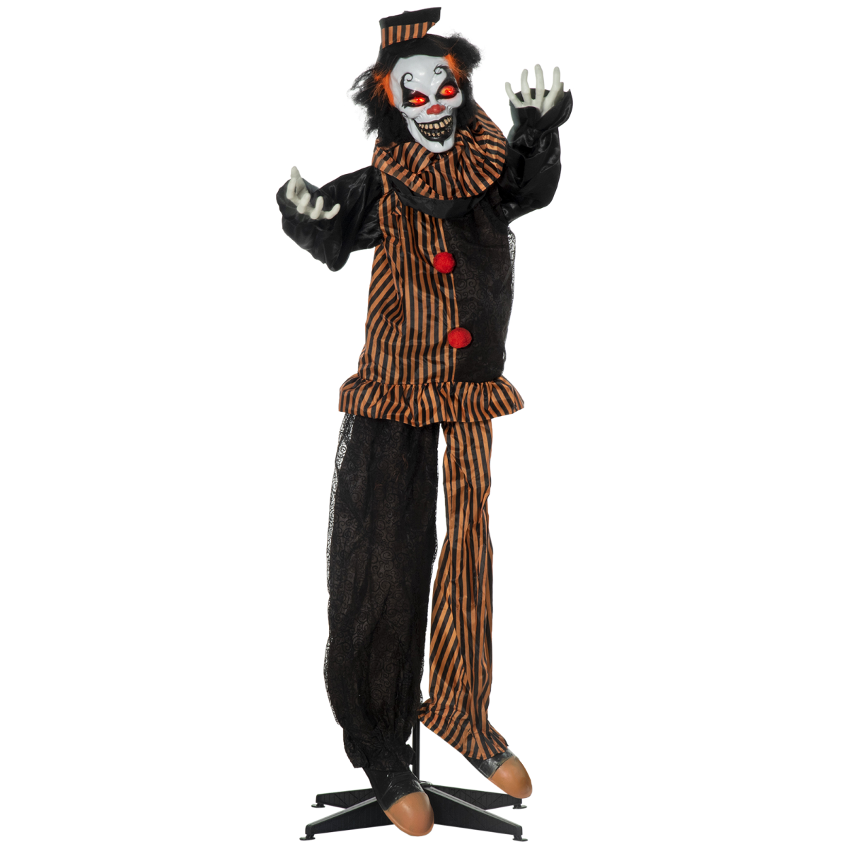 170cm talking skeleton circus clown Halloween animatronic