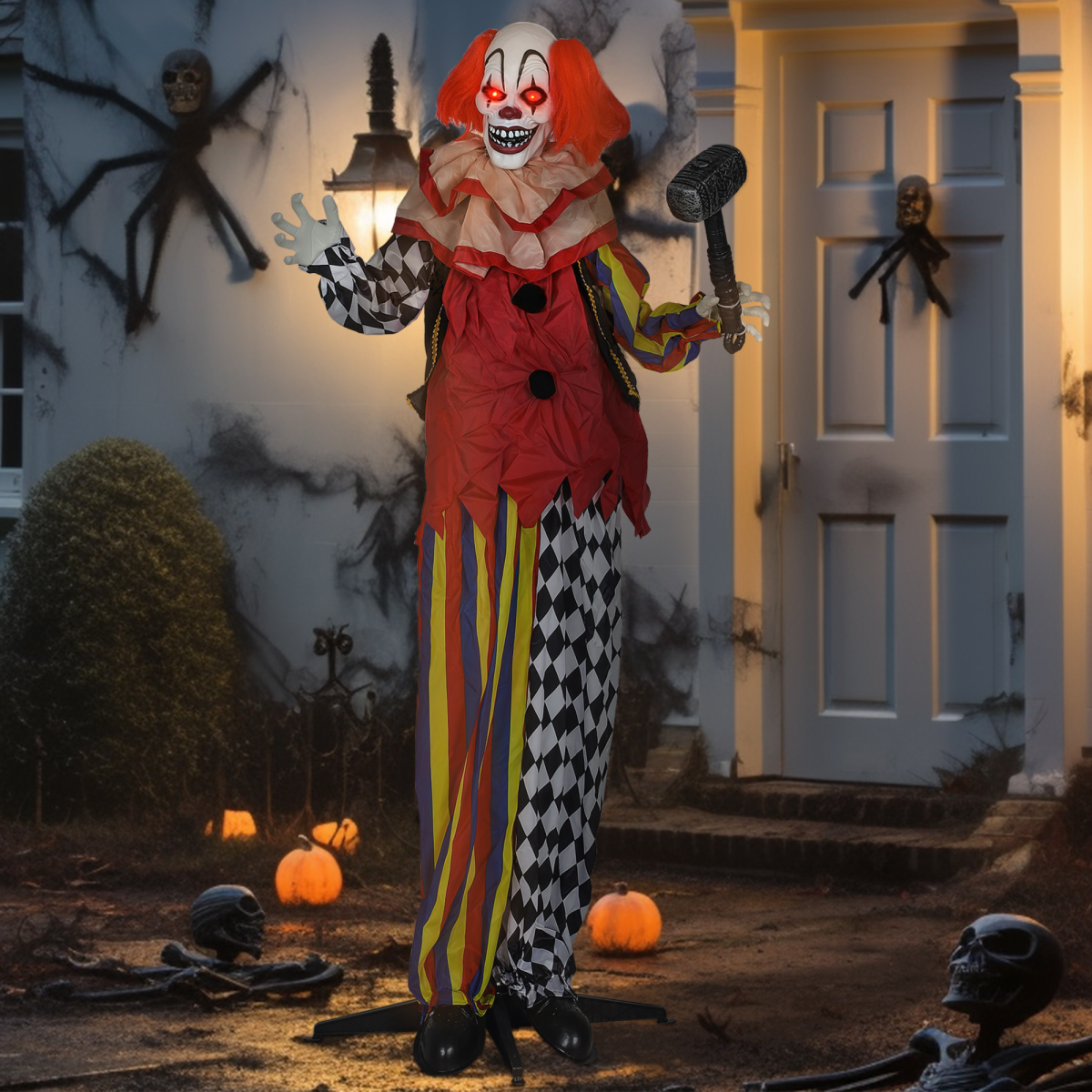173cm swaying clown Halloween animatronic - view 3