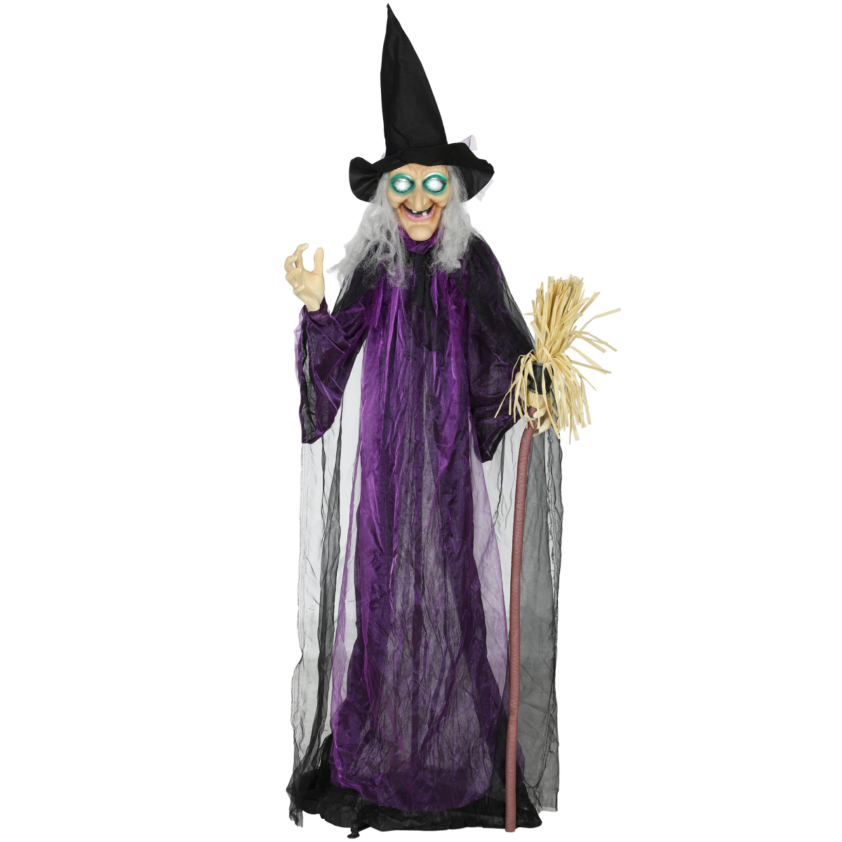 183cm purple witch Halloween animatronic - view 2