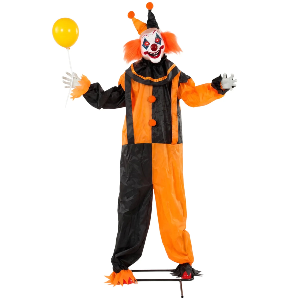 190cm scary clown animatronic with balloon