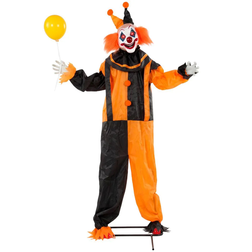 190cm scary clown animatronic with balloon - view 2