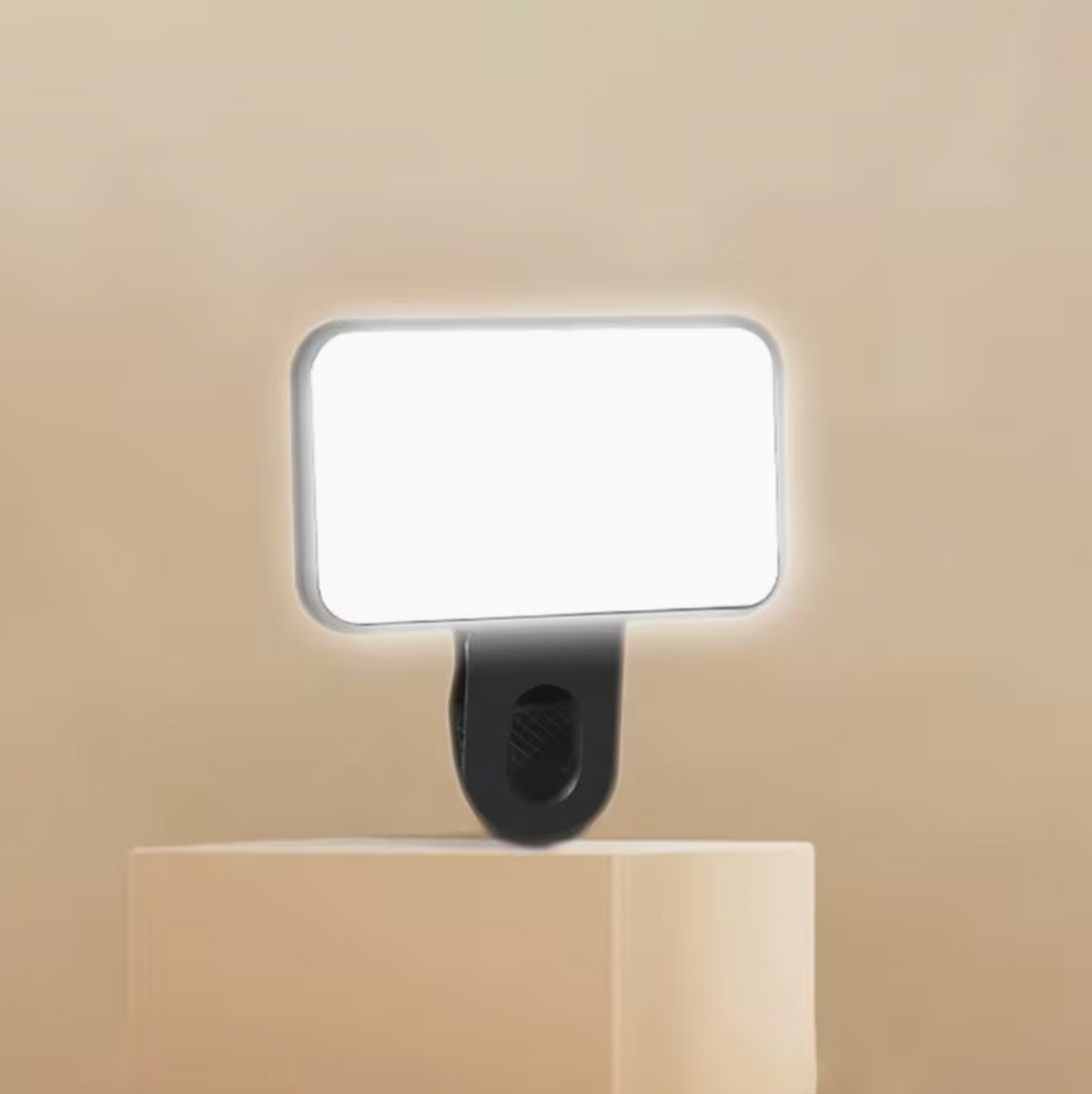 Clip-on LED fill light showing 24-bead panel
