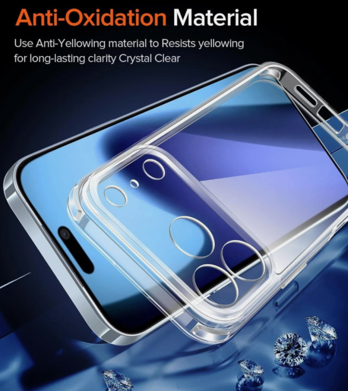 iPhone 17 clear case precise button and port cutouts