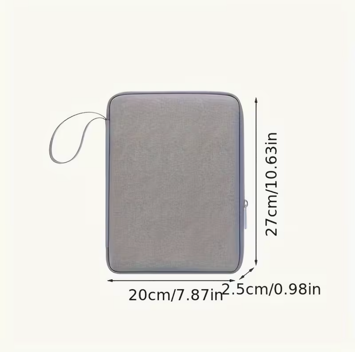 Tablet sleeve bag multi-compartment storage open